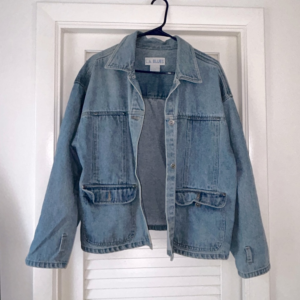 Oversized denim jacket